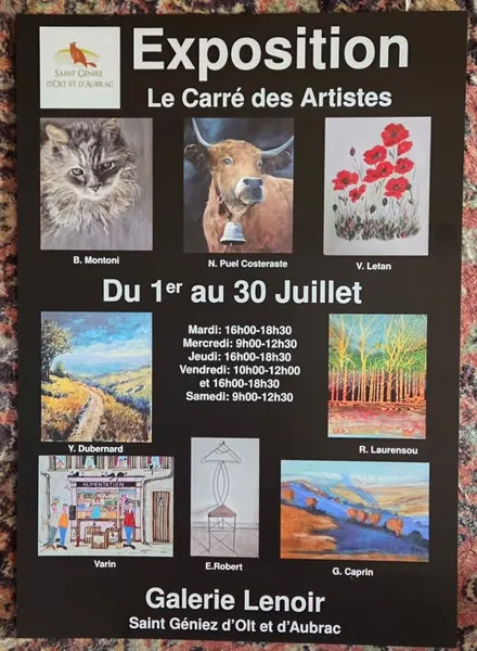 Exposition le carré des artistes