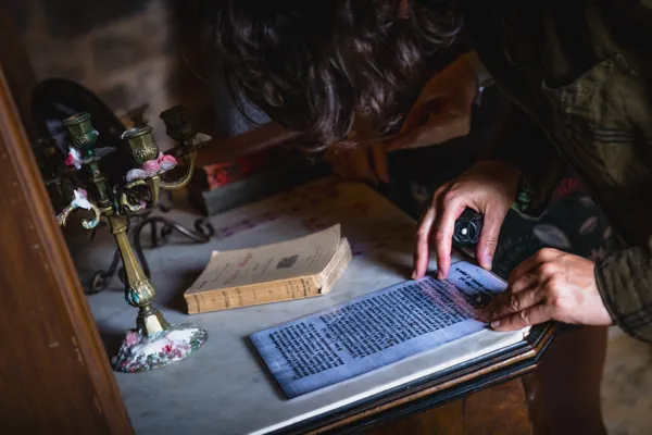L'affaire du Milicien - Escape game  au château de Latour sur Sorgue, ©V. Govignon - OT Larzac Vallées