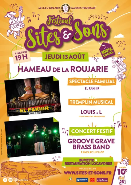 Festival Sites & Sons 2026 - 13 août - Hameau de la Roujarie -