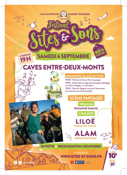 Festival Sites & Sons - Entre deux monts - 06 septembre 2025