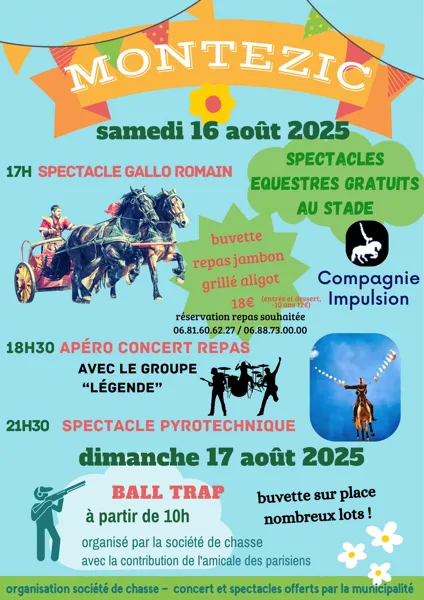 Spectacles équestres et Apéro concert