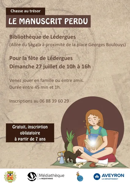 Chasse au trésor « Le Manuscrit perdu »