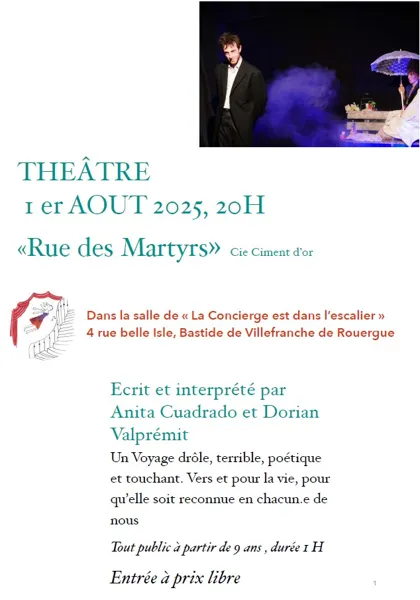 Théâtre : Rue des Martyres