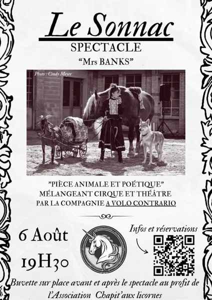 Spectacle « Mrs Banks » - centre équestre Le Sonnac