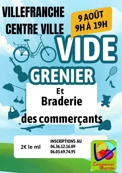 Vide-grenier et braderie des commerçants