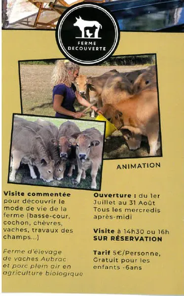 Domaine du Charouzech - Visite commentée de la ferme