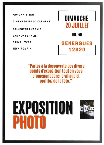 Exposition dans le village
