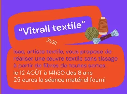 Vitrail textile