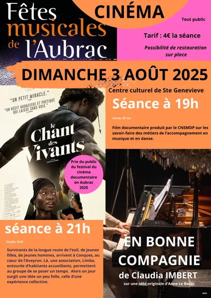 Cinéma - Fêtes musicales de l'Aubrac