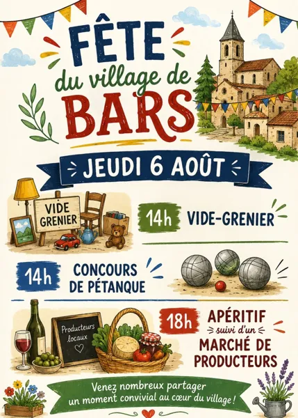 Fête du village de Bars