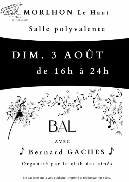 Bal avec Bernard Gaches