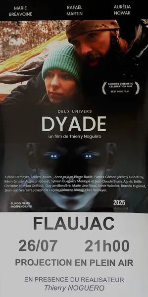 Cinéma en plein air à Flaujac