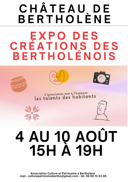 Exposition des créations des Bertholénois