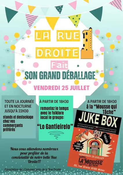 La rue Droite fait son grand déballage