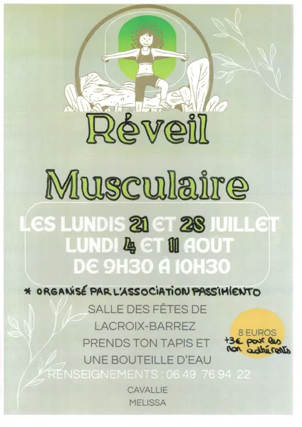 Réveil musculaire par l'association Passimiento
