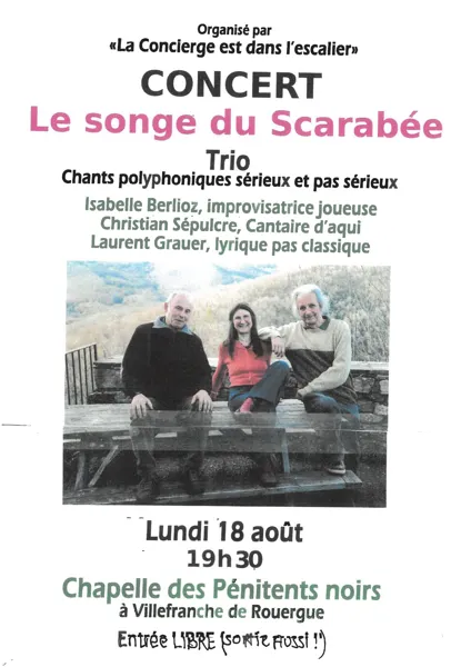 Concert : le Songe du Scarabée