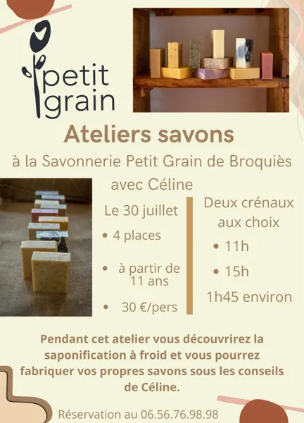 Atelier de fabrication de savons