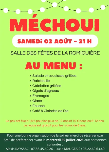 Méchoui à la Romiguière