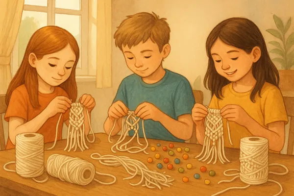 Atelier Bracelet en Micro-macramé (Enfants)