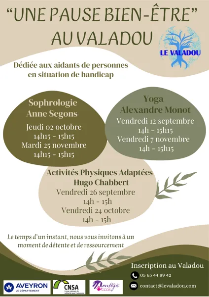 Activités physiques adaptées - Une pause bien-être au Valadou
