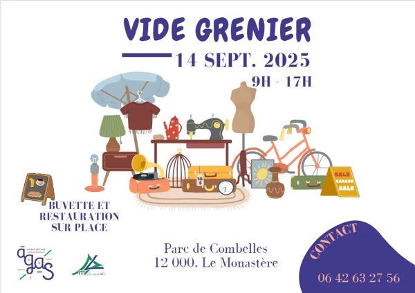 Grand Vide Grenier AGAS de Combelles