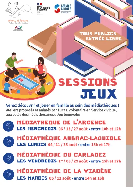 Sessions jeux