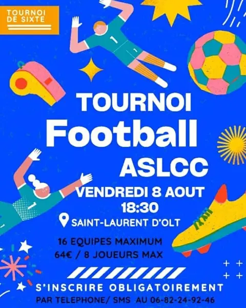 Tournoi de foot ALCC à St Laurent d'Olt