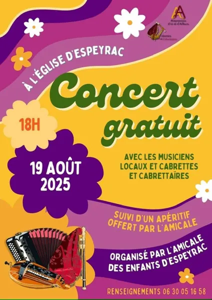 Concert Cabrettes et Cabrettaïres