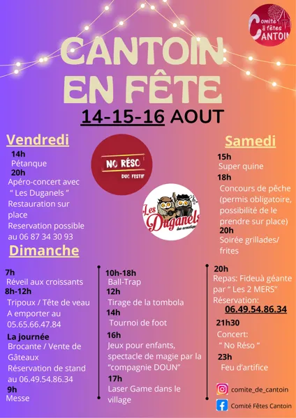 Cantoin en fête