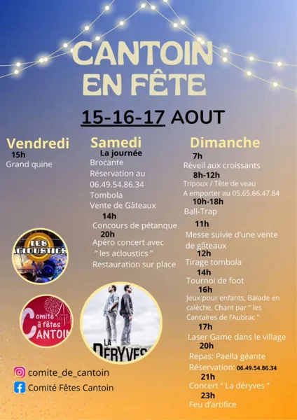 Cantoin en fête