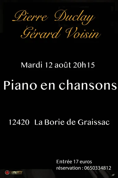 Concert Piano en chansons