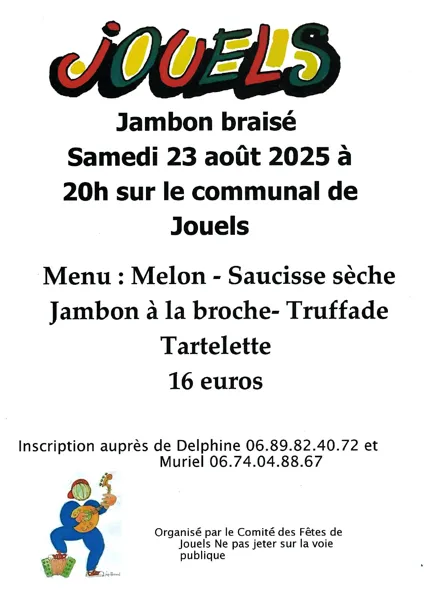 Repas du comité des fêtes de Jouels