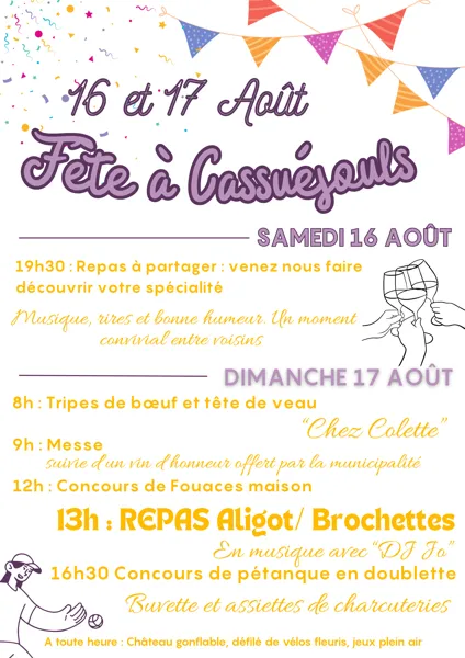 Fête à Cassuéjouls