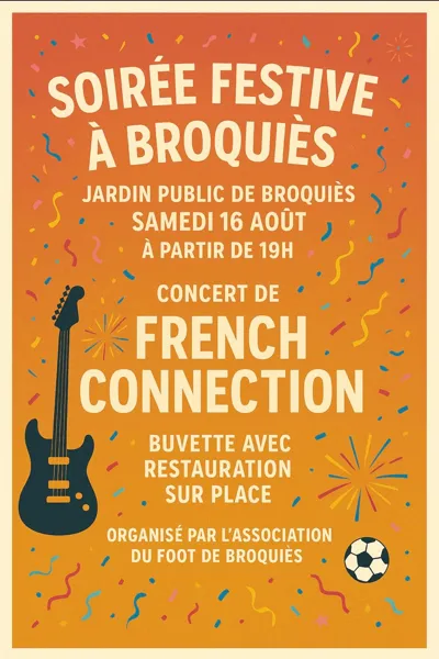 Soirée festive à Broquiès