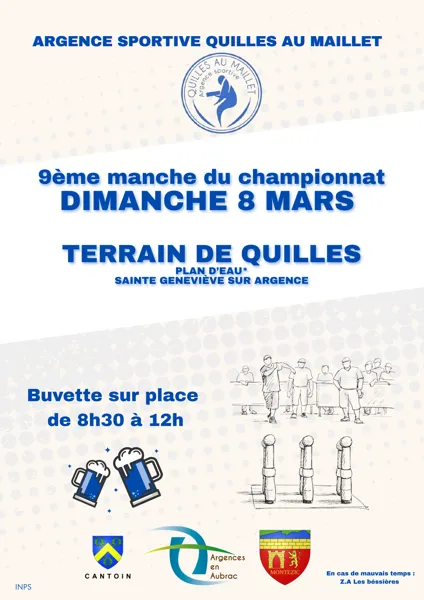 Championnat de Quilles au Maillet