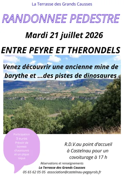 Randonnée pédestre semi nocturne à Castelnau-Pégayrols