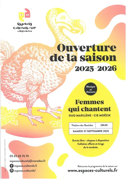 Ouverture de la saison des Espaces Culturels