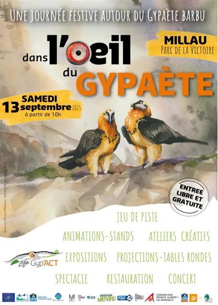 Journée festive autour du gypaète barbu