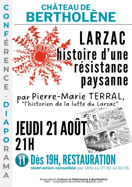Conférence de Pierre-Marie TERRAL - la lutte du Larzac