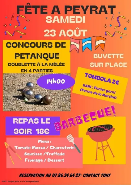 Fête à Peyrat
