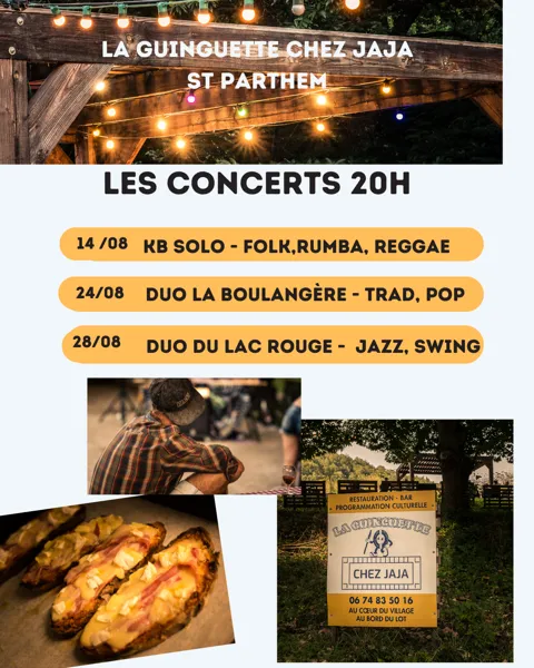 Concerts à la Guinguette chez Jaja