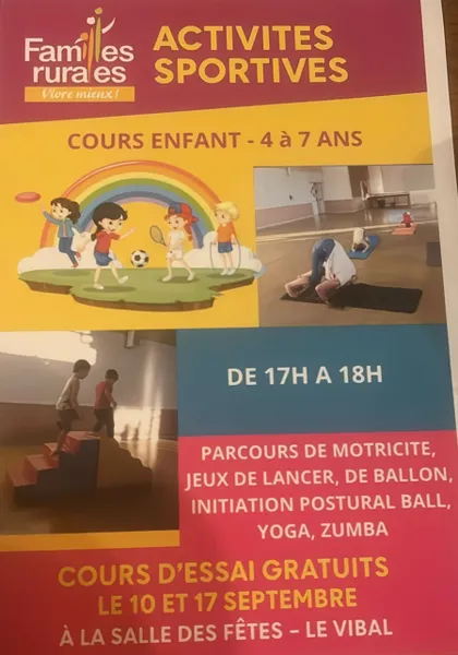 Cours de sport enfants - essais gratuits
