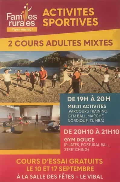 Cours de sport adultes- essais gratuits
