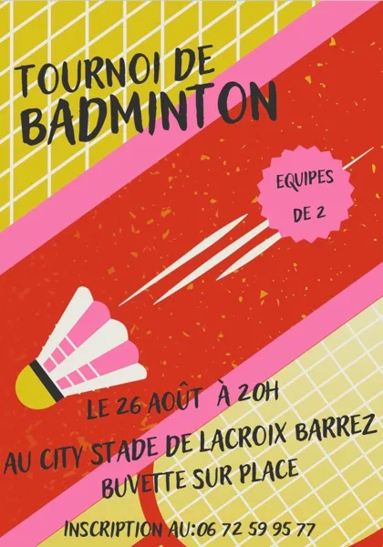 Tournoi de Badminton
