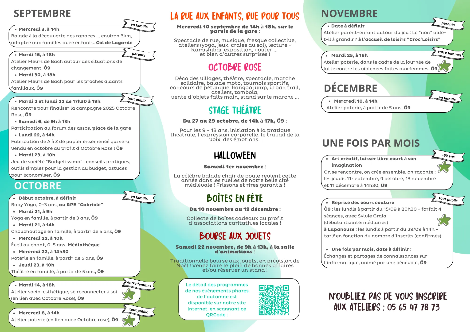 Atelier Papier ensemencé