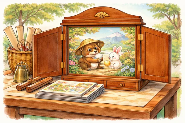 Lectures au kamishibaï