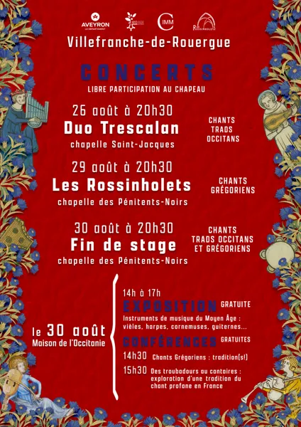 Concert à la chapelle des Pénitents Noirs