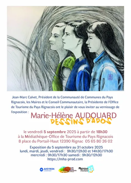 Vernissage exposition Marie-Hélène Audouard