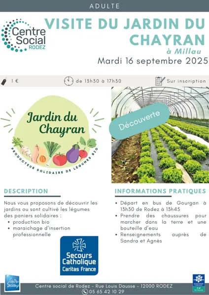 Visite du jardin de 