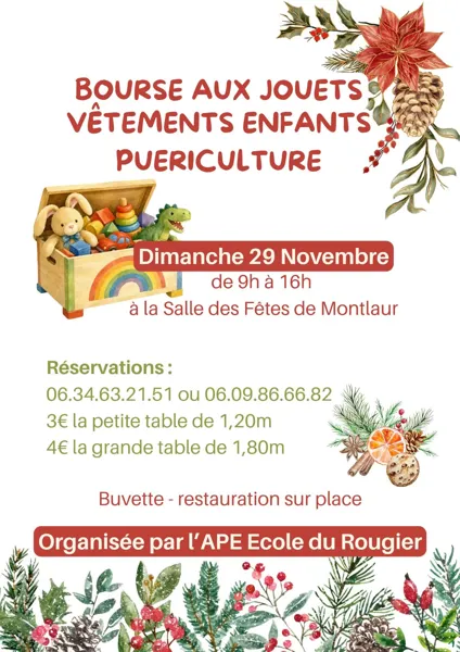 Bourse aux jouets et puériculture